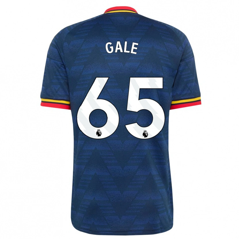 Danxen Kinderen Jessie Gale #65 Middernachtblauw Geel Rood Uitshirt Uittenue 2026/27 T-Shirt België