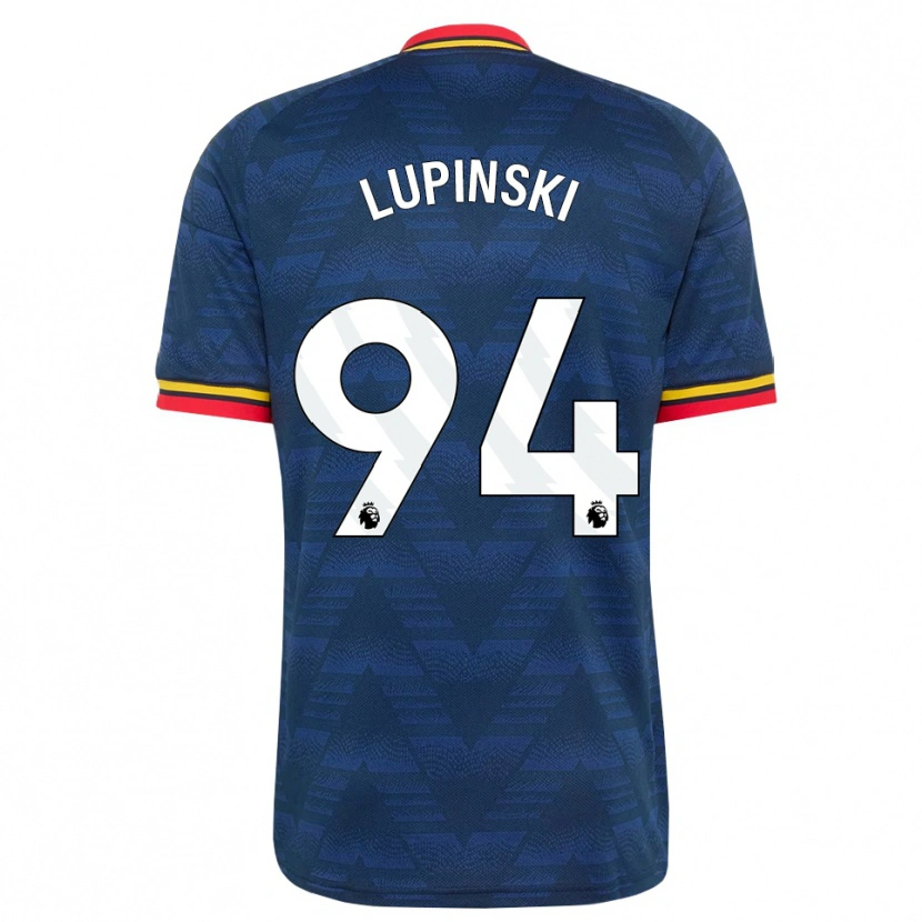 Danxen Kinderen Remi Lupinski #94 Middernachtblauw Geel Rood Uitshirt Uittenue 2026/27 T-Shirt België