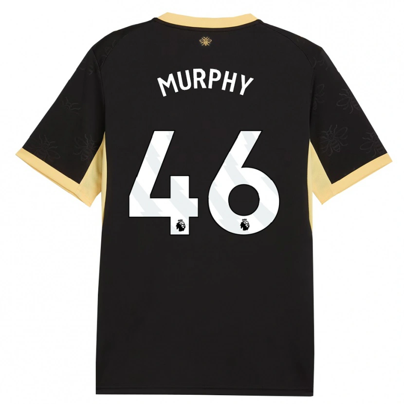 Danxen Kinderen Lily Murphy #46 Zwart Geel Uitshirt Uittenue 2026/27 T-Shirt België
