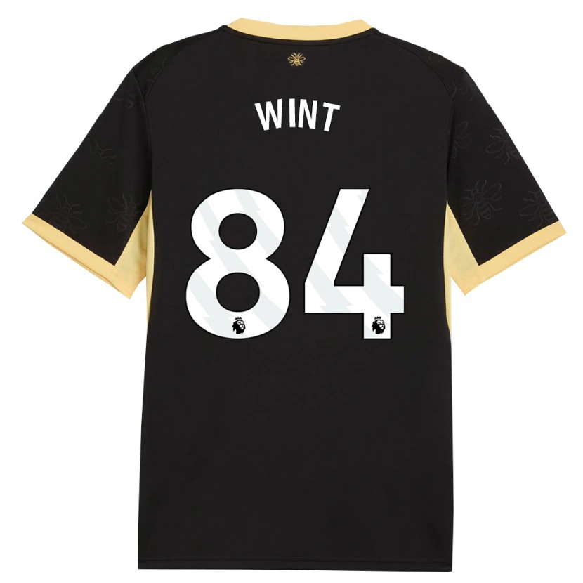 Danxen Kinderen Jack Wint #84 Zwart Geel Uitshirt Uittenue 2026/27 T-Shirt België