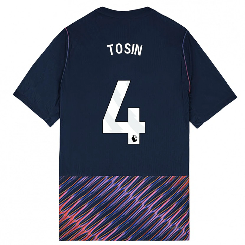 Danxen Kinderen Tosin Adarabioyo #4 Koninklijk Blauw Wit Uitshirt Uittenue 2026/27 T-Shirt België