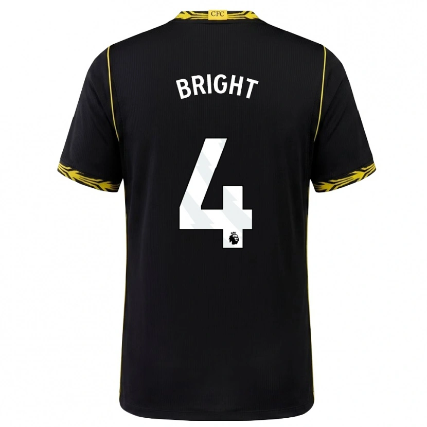 Danxen Kinderen Millie Bright #4 Zwart Geel Uitshirt Uittenue 2026/27 T-Shirt België