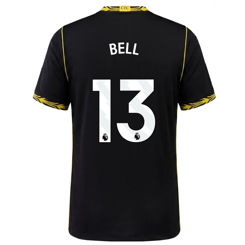 Danxen Kinderen Toby Bell #13 Zwart Geel Uitshirt Uittenue 2026/27 T-Shirt België