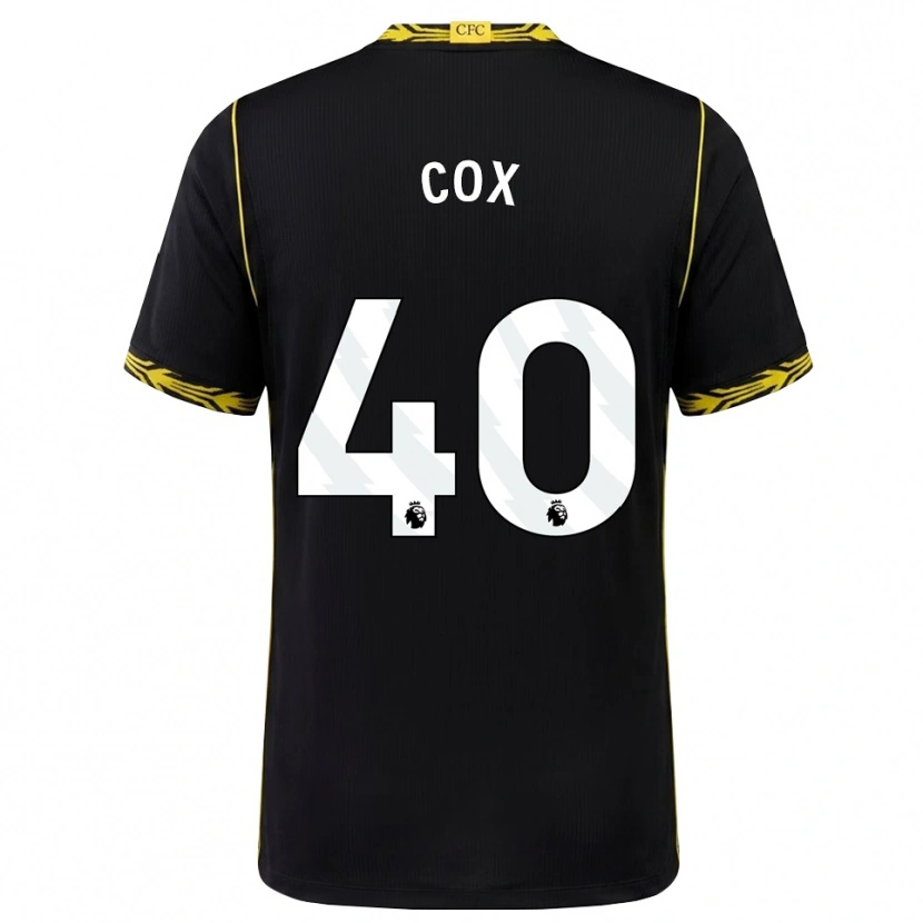 Danxen Kinderen Katie Cox #40 Zwart Geel Uitshirt Uittenue 2026/27 T-Shirt België