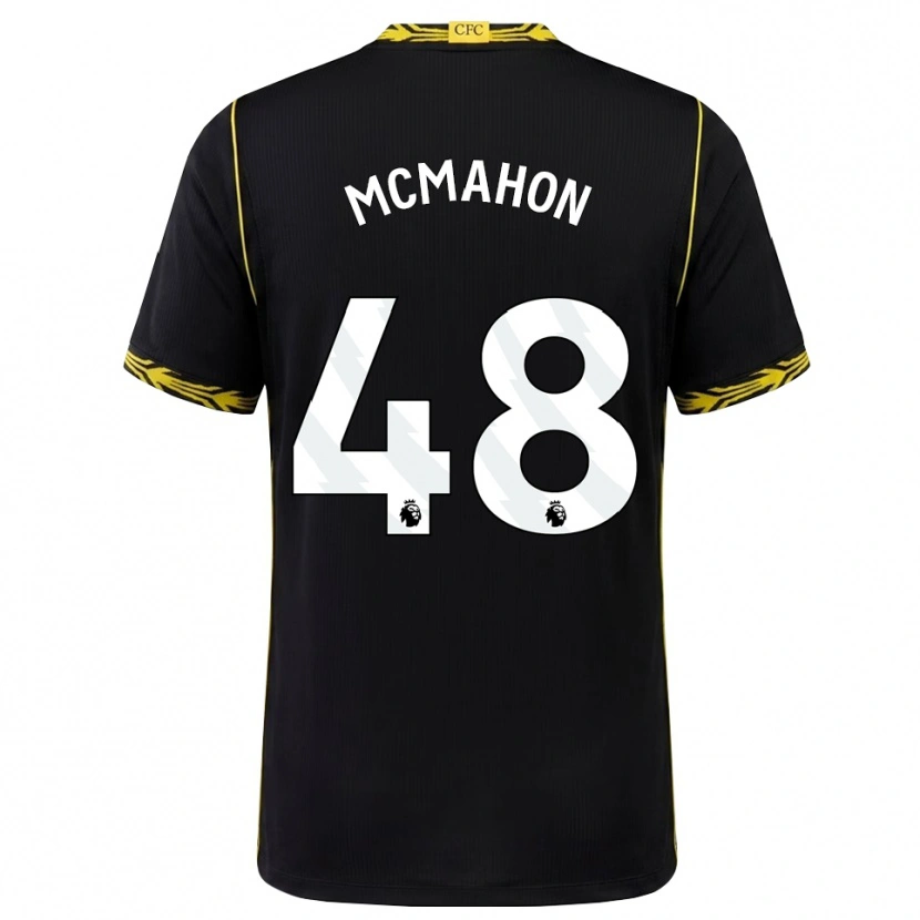 Danxen Kinderen Harrison Mcmahon #48 Zwart Geel Uitshirt Uittenue 2026/27 T-Shirt België