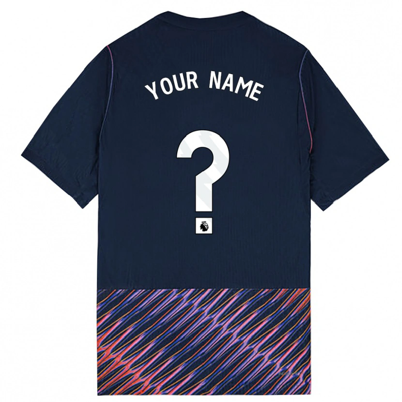 Danxen Kinderen Uw Naam #0 Koninklijk Blauw Wit Uitshirt Uittenue 2026/27 T-Shirt België