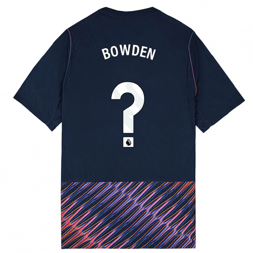 Danxen Kinderen Jamie Bowden #0 Koninklijk Blauw Wit Uitshirt Uittenue 2026/27 T-Shirt België
