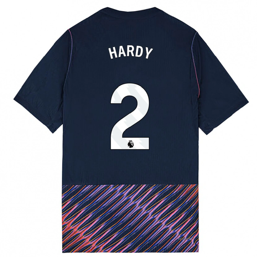 Danxen Kinderen Malachi Hardy #2 Koninklijk Blauw Wit Uitshirt Uittenue 2026/27 T-Shirt België