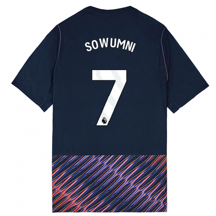 Danxen Kinderen Elisha Sowunmi #7 Koninklijk Blauw Wit Uitshirt Uittenue 2026/27 T-Shirt België