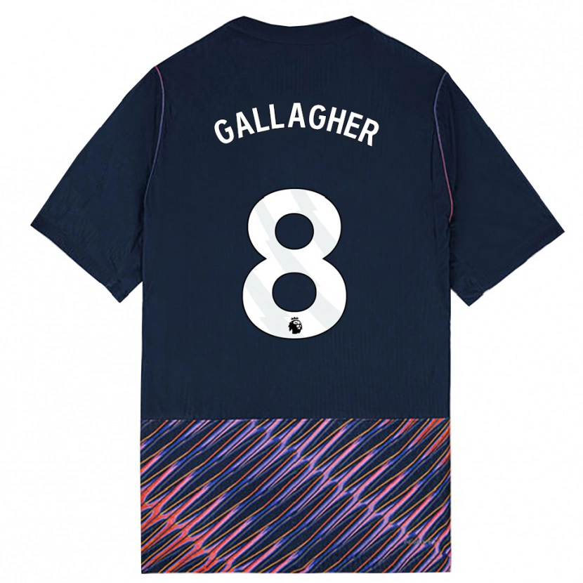 Danxen Kinderen Conor Gallagher #8 Koninklijk Blauw Wit Uitshirt Uittenue 2026/27 T-Shirt België