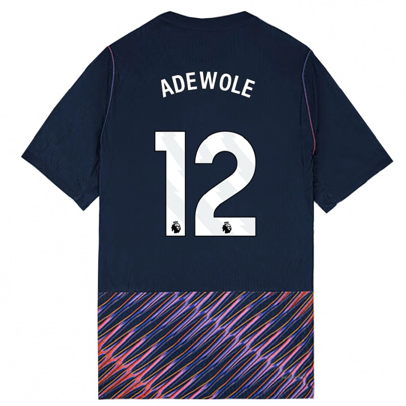 Danxen Kinderen Miracle Adewole #12 Koninklijk Blauw Wit Uitshirt Uittenue 2026/27 T-Shirt België