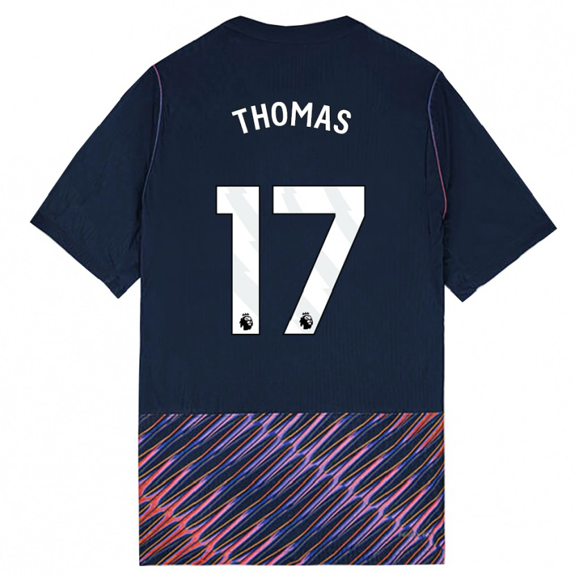 Danxen Kinderen Martha Thomas #17 Koninklijk Blauw Wit Uitshirt Uittenue 2026/27 T-Shirt België
