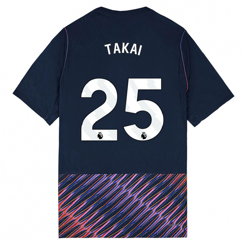 Danxen Kinderen Kota Takai #25 Koninklijk Blauw Wit Uitshirt Uittenue 2026/27 T-Shirt België