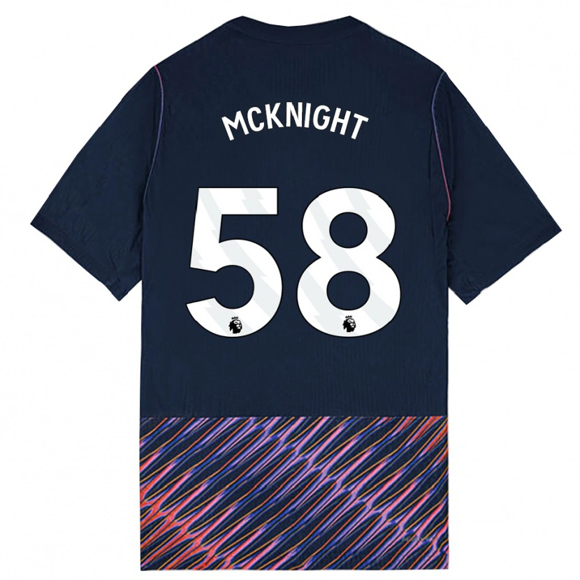 Danxen Kinderen Maxwell Mcknight #58 Koninklijk Blauw Wit Uitshirt Uittenue 2026/27 T-Shirt België