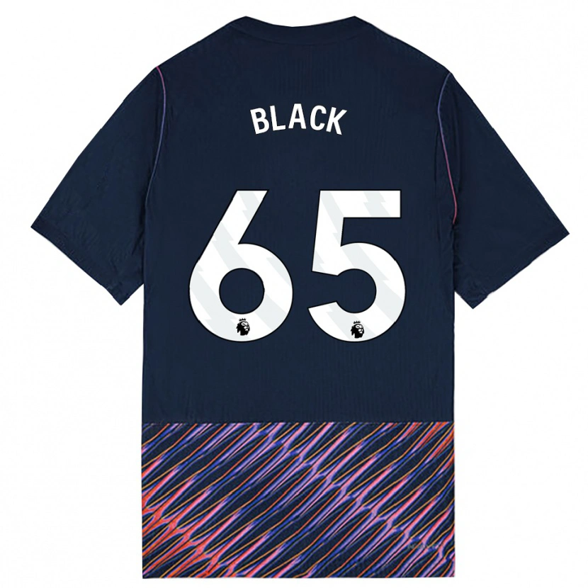 Danxen Kinderen Leo Black #65 Koninklijk Blauw Wit Uitshirt Uittenue 2026/27 T-Shirt België