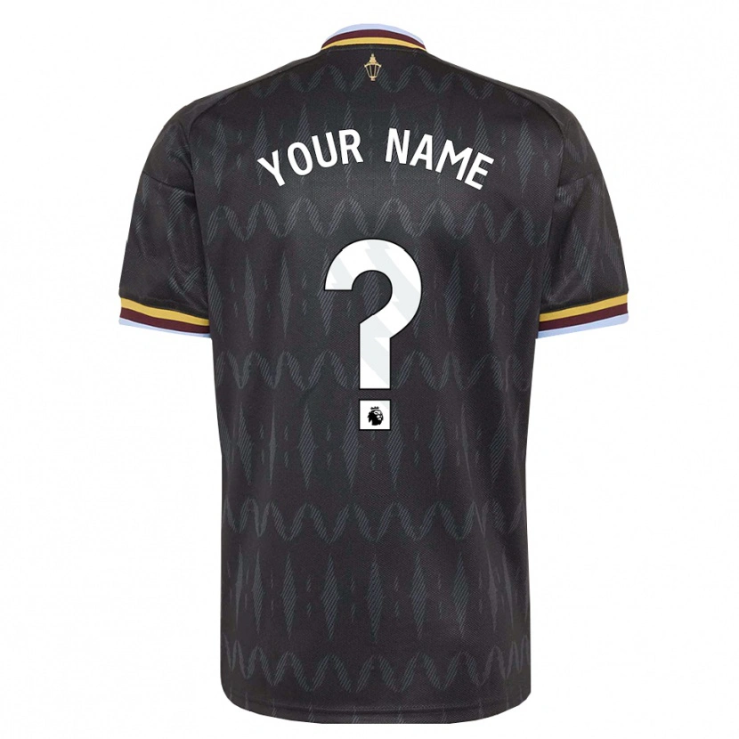 Danxen Kinderen Uw Naam #0 Korenbloemblauw Zwart Geel Uitshirt Uittenue 2026/27 T-Shirt België