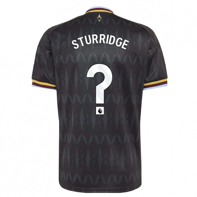 Danxen Kinderen Dj Campton Sturridge #0 Korenbloemblauw Zwart Geel Uitshirt Uittenue 2026/27 T-Shirt België