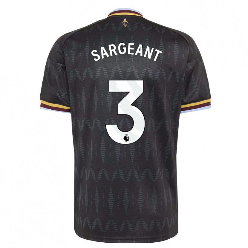 Danxen Kinderen Meaghan Sargeant #3 Korenbloemblauw Zwart Geel Uitshirt Uittenue 2026/27 T-Shirt België