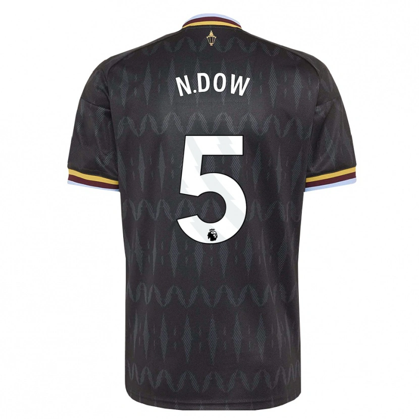 Danxen Kinderen Elisha N'dow #5 Korenbloemblauw Zwart Geel Uitshirt Uittenue 2026/27 T-Shirt België