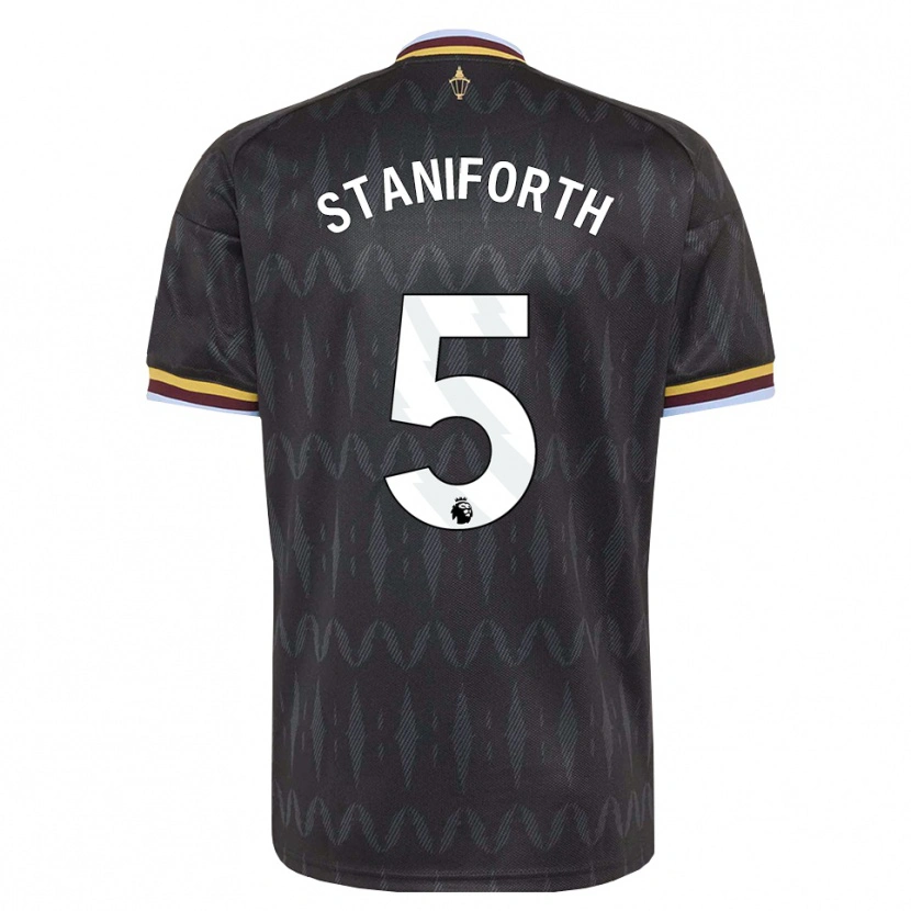 Danxen Kinderen Lucy Staniforth #5 Korenbloemblauw Zwart Geel Uitshirt Uittenue 2026/27 T-Shirt België