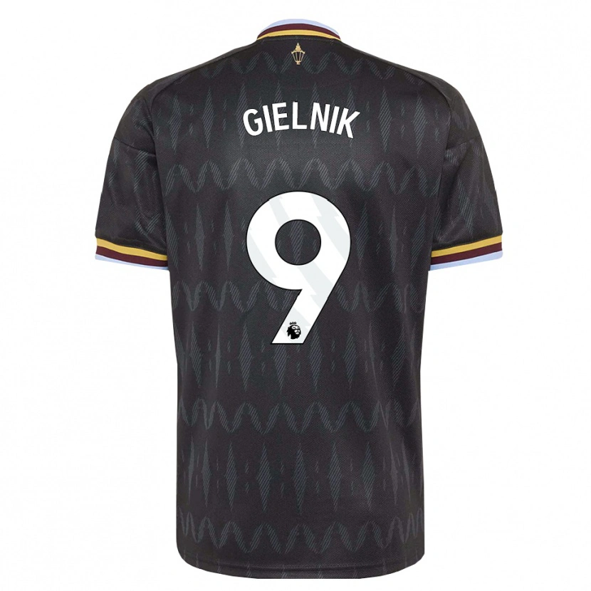 Danxen Kinderen Emily Gielnik #9 Korenbloemblauw Zwart Geel Uitshirt Uittenue 2026/27 T-Shirt België