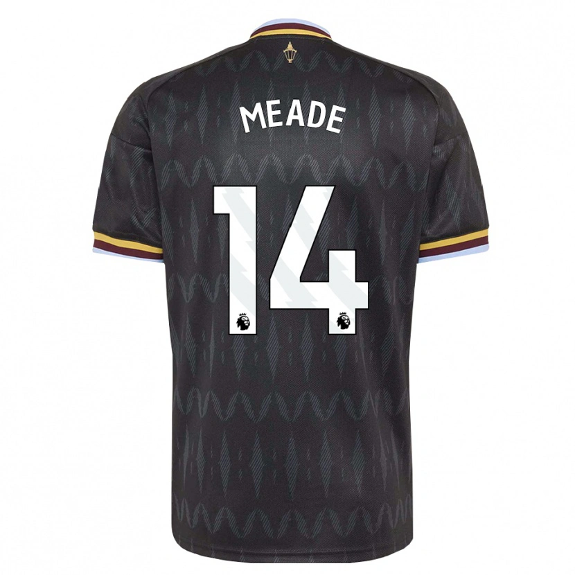 Danxen Kinderen Markie Meade #14 Korenbloemblauw Zwart Geel Uitshirt Uittenue 2026/27 T-Shirt België