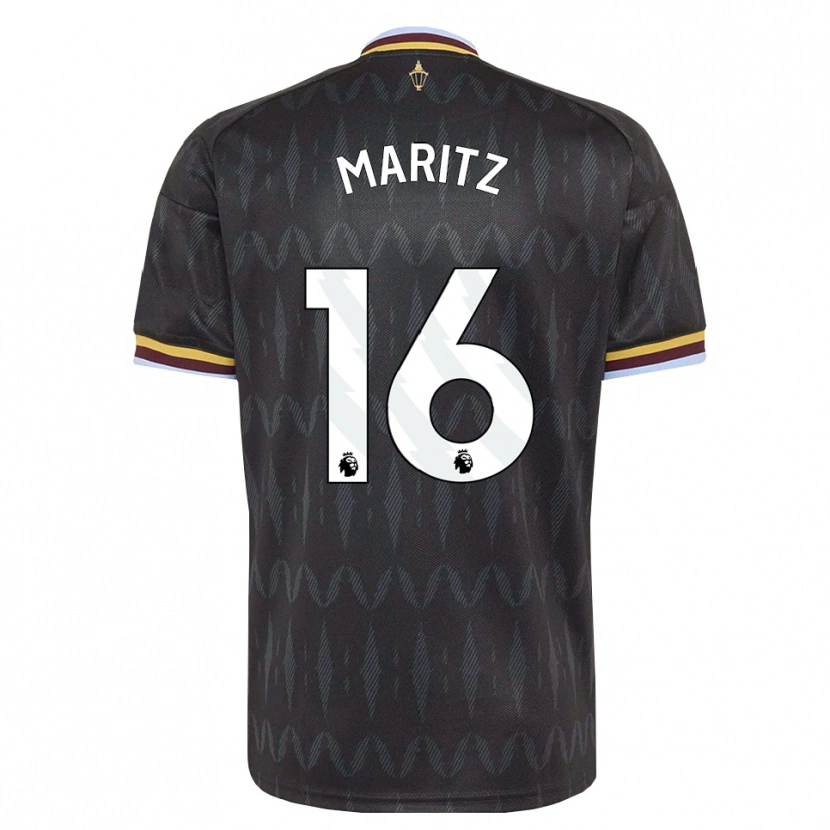 Danxen Kinderen Noelle Maritz #16 Korenbloemblauw Zwart Geel Uitshirt Uittenue 2026/27 T-Shirt België