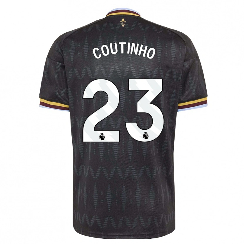 Danxen Kinderen Philippe Coutinho #23 Korenbloemblauw Zwart Geel Uitshirt Uittenue 2026/27 T-Shirt België