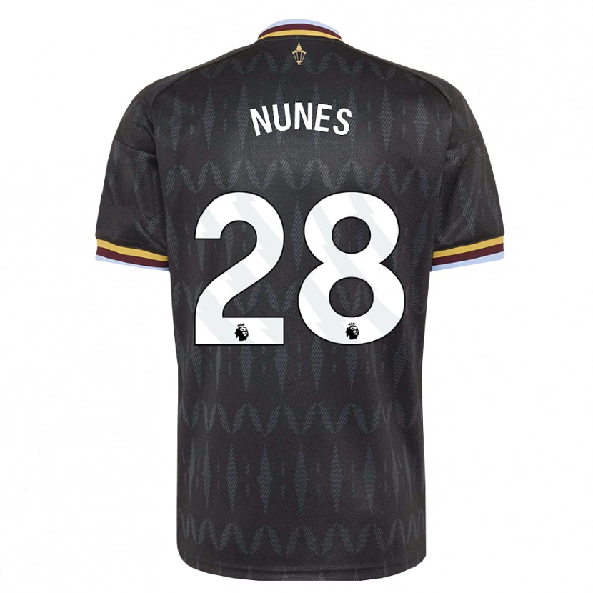 Danxen Kinderen Gabi Nunes #28 Korenbloemblauw Zwart Geel Uitshirt Uittenue 2026/27 T-Shirt België