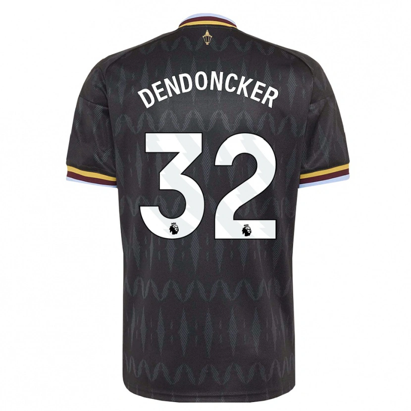 Danxen Kinderen Leander Dendoncker #32 Korenbloemblauw Zwart Geel Uitshirt Uittenue 2026/27 T-Shirt België