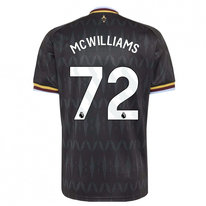 Danxen Kinderen Ashton Mcwilliams #72 Korenbloemblauw Zwart Geel Uitshirt Uittenue 2026/27 T-Shirt België