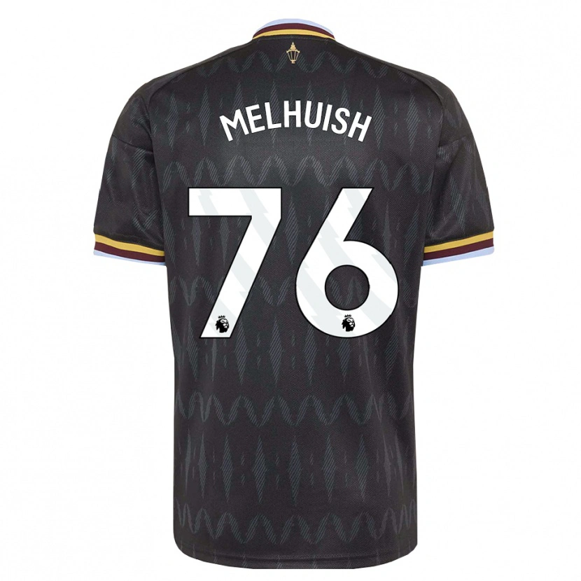Danxen Kinderen Lennon Melhuish #76 Korenbloemblauw Zwart Geel Uitshirt Uittenue 2026/27 T-Shirt België
