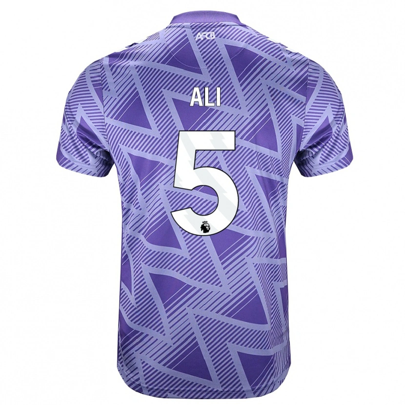Danxen Kinderen Ameer Ali #5 Licht Violet Rood Wit Uitshirt Uittenue 2026/27 T-Shirt België
