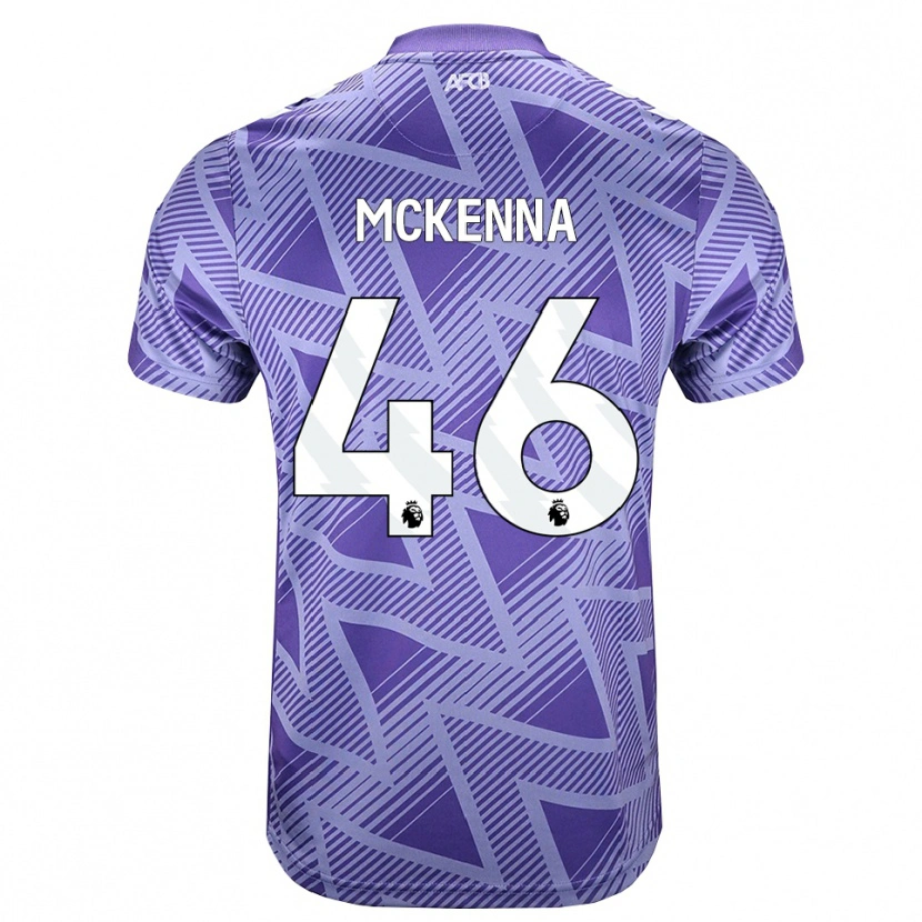 Danxen Kinderen Callan Mckenna #46 Licht Violet Rood Wit Uitshirt Uittenue 2026/27 T-Shirt België