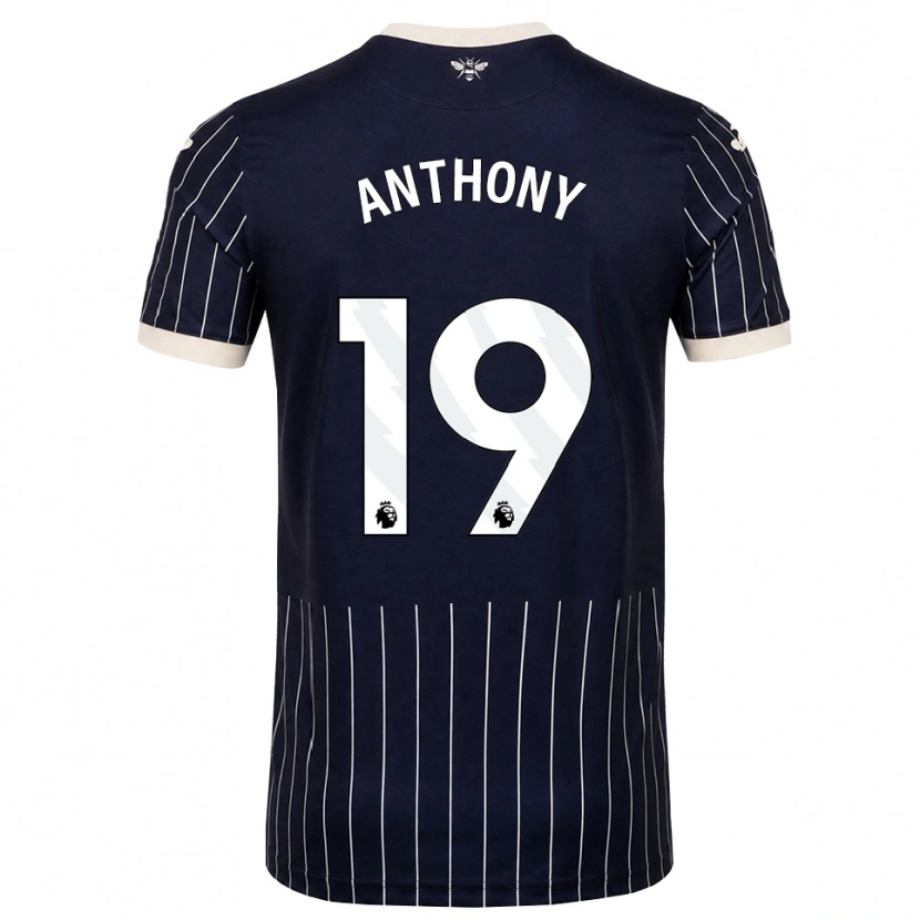 Danxen Kinderen Jaidon Anthony #19 Zwart Wit Uitshirt Uittenue 2026/27 T-Shirt België