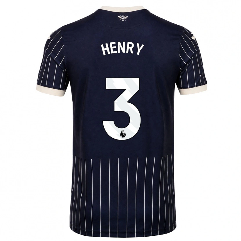 Danxen Kinderen Rico Henry #3 Zwart Wit Uitshirt Uittenue 2026/27 T-Shirt België