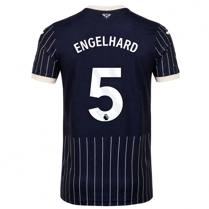 Danxen Kinderen Carolin Engelhard #5 Zwart Wit Uitshirt Uittenue 2026/27 T-Shirt België