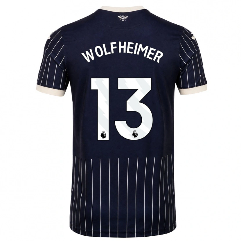 Danxen Kinderen Connor Wolfheimer #13 Zwart Wit Uitshirt Uittenue 2026/27 T-Shirt België
