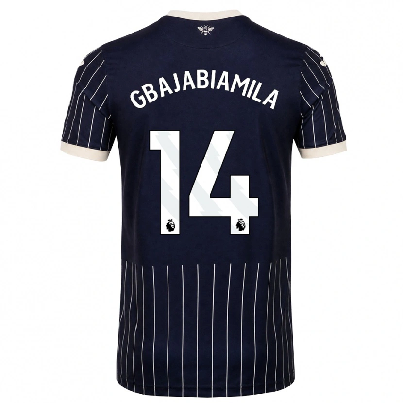 Danxen Kinderen Habeebat Gbajabiamila #14 Zwart Wit Uitshirt Uittenue 2026/27 T-Shirt België