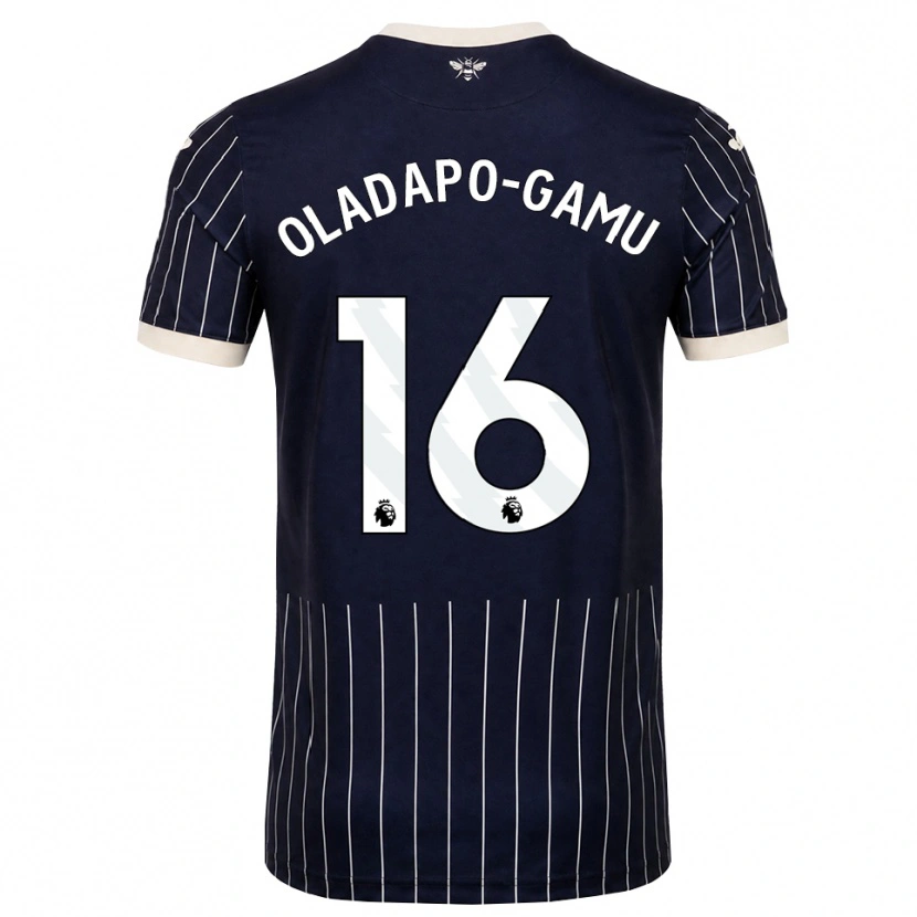 Danxen Kinderen Josh Oladapo-Gamu #16 Zwart Wit Uitshirt Uittenue 2026/27 T-Shirt België