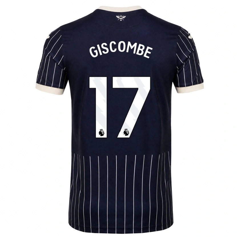 Danxen Kinderen Naeem Giscombe #17 Zwart Wit Uitshirt Uittenue 2026/27 T-Shirt België