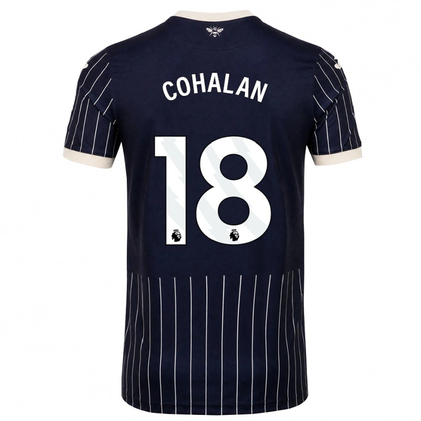 Danxen Kinderen Chris Cohalan #18 Zwart Wit Uitshirt Uittenue 2026/27 T-Shirt België