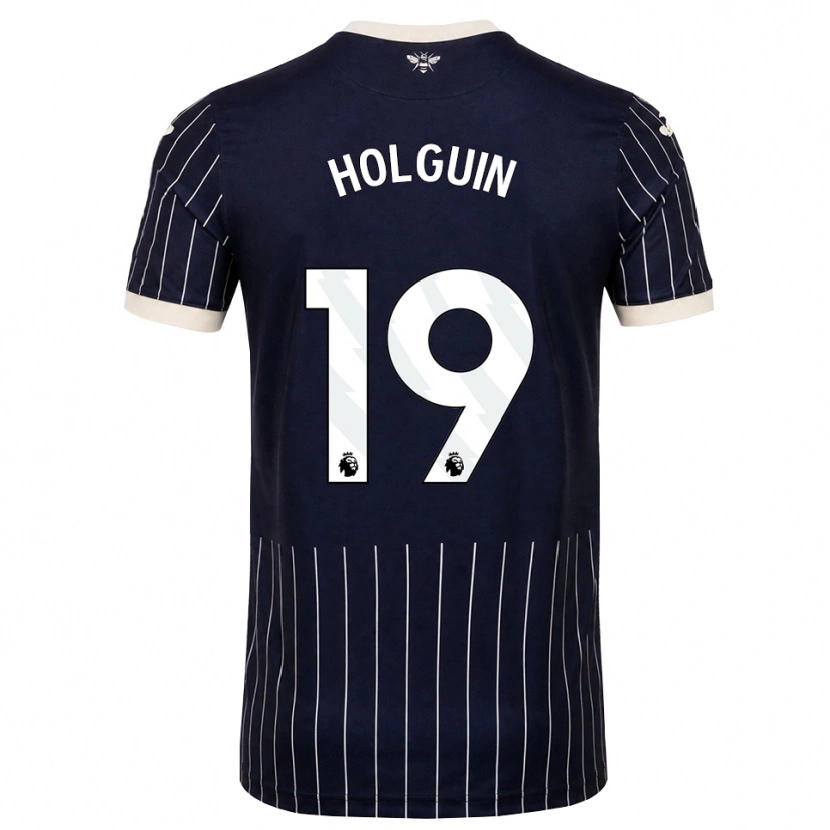 Danxen Kinderen Paula Holguin #19 Zwart Wit Uitshirt Uittenue 2026/27 T-Shirt België