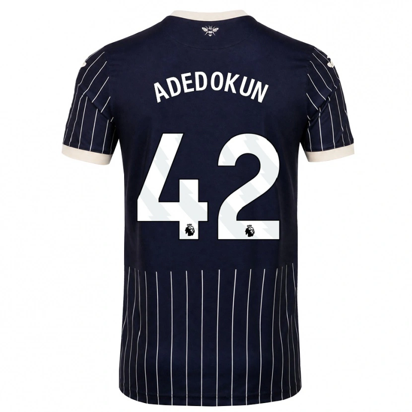Danxen Kinderen Val Adedokun #42 Zwart Wit Uitshirt Uittenue 2026/27 T-Shirt België