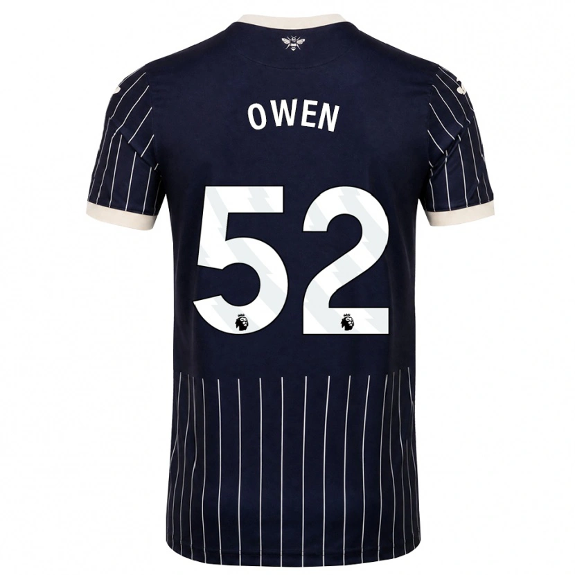 Danxen Kinderen Riley Owen #52 Zwart Wit Uitshirt Uittenue 2026/27 T-Shirt België