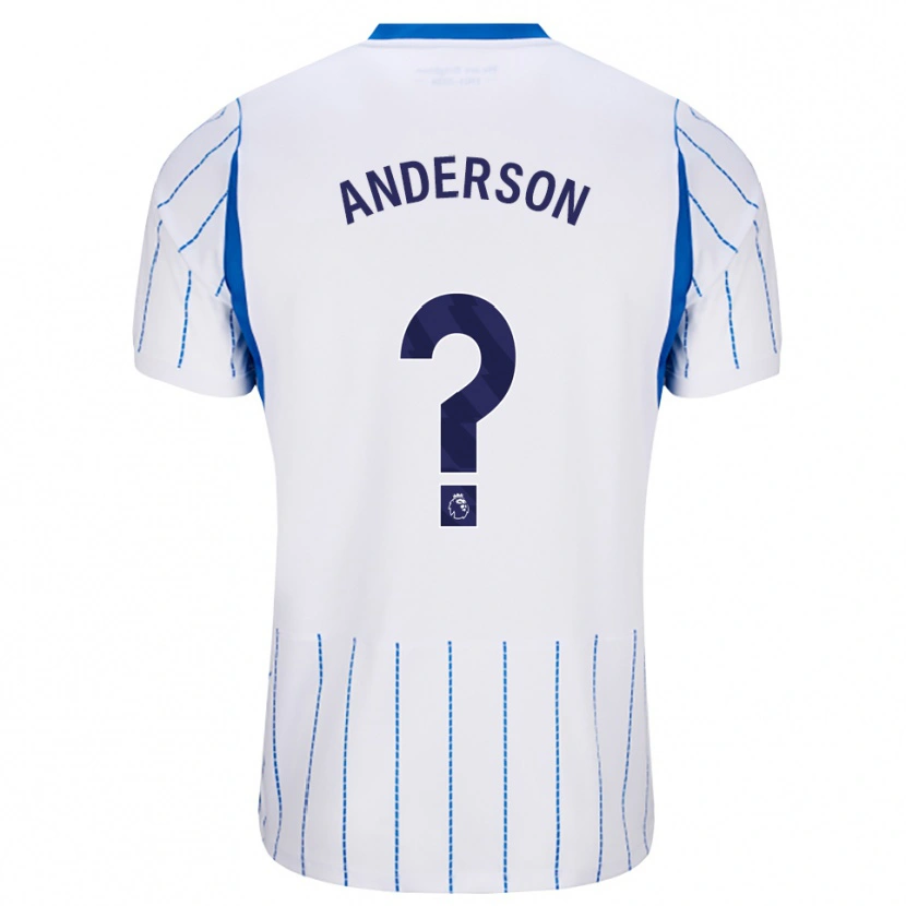 Danxen Kinderen Oliver Anderson #0 Hemelsblauw Wit Uitshirt Uittenue 2026/27 T-Shirt België
