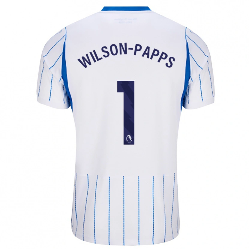 Danxen Kinderen Charlie Wilson-Papps #1 Hemelsblauw Wit Uitshirt Uittenue 2026/27 T-Shirt België