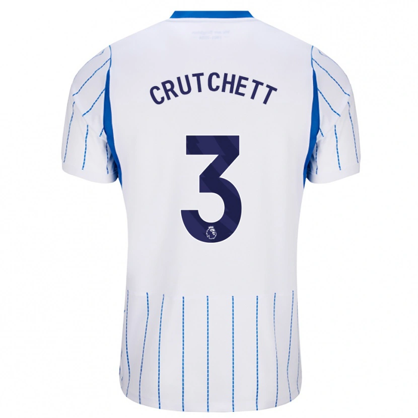 Danxen Kinderen Liam Crutchett #3 Hemelsblauw Wit Uitshirt Uittenue 2026/27 T-Shirt België