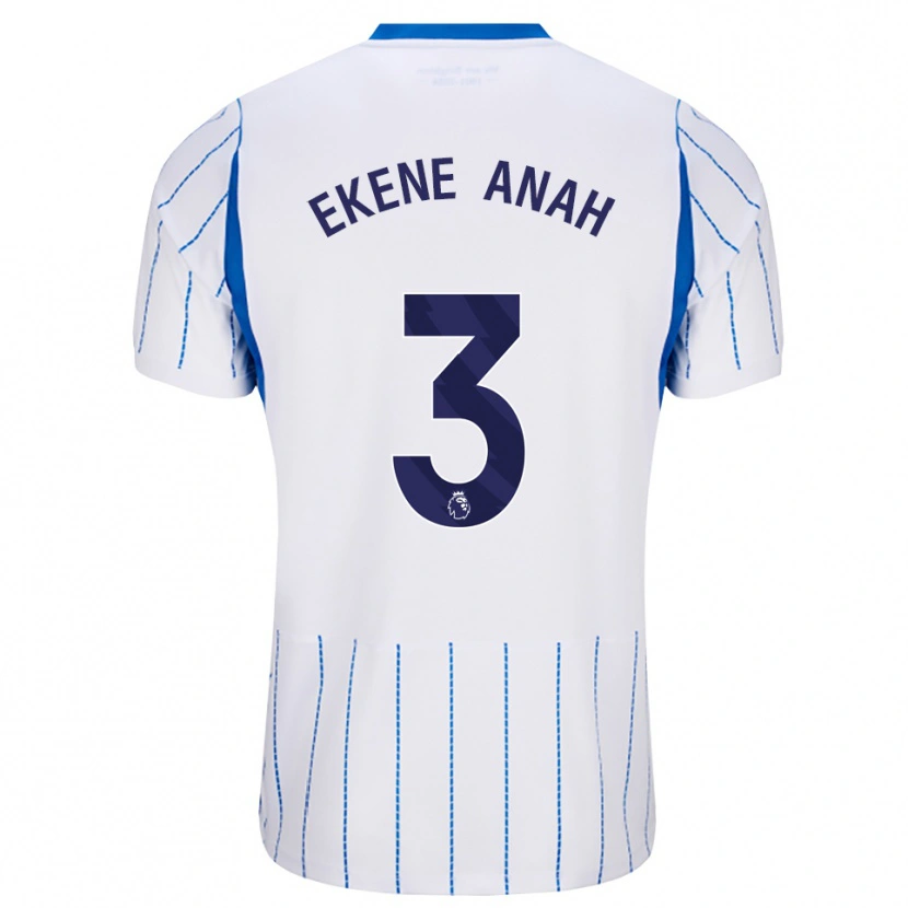 Danxen Kinderen Cristiano Ekene Anah #3 Hemelsblauw Wit Uitshirt Uittenue 2026/27 T-Shirt België