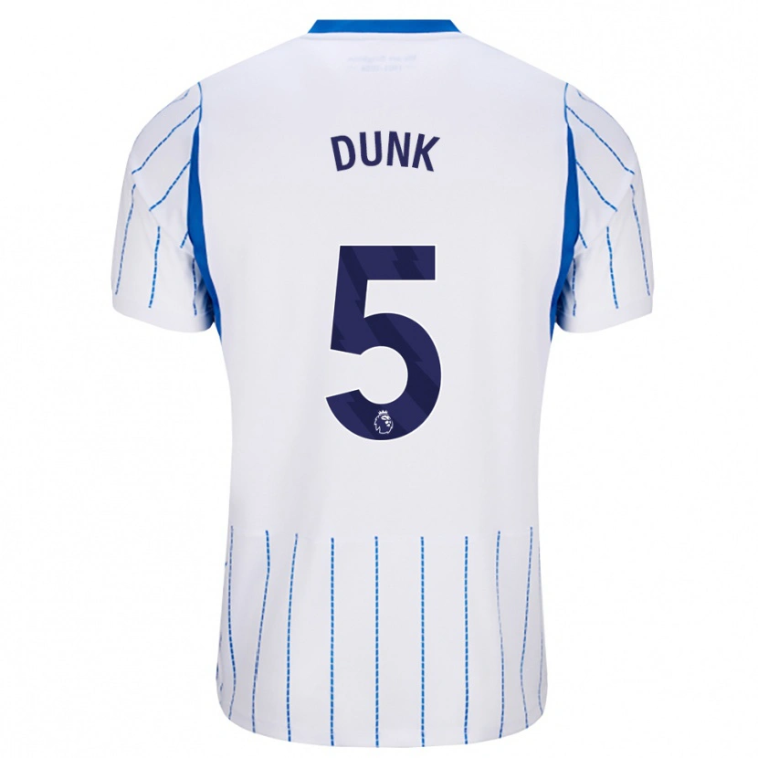 Danxen Kinderen Lewis Dunk #5 Hemelsblauw Wit Uitshirt Uittenue 2026/27 T-Shirt België